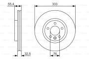 Bosch 0986479S72 Тормозной диск