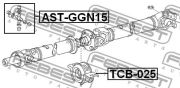 FEBEST FE AST-GGN15 КРЕСТОВИНА КАРДАННОГО ВАЛА 29X48 TOYOTA HILUX GGN15/GGN25 2005-