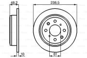 Bosch 0 986 478 350 Гальмівний диск