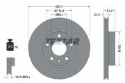 TEXTAR T92115703 Тормозной диск