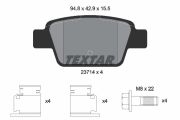 TEXTAR T2371481 Тормозные колодки дисковые на автомобиль FIAT LINEA