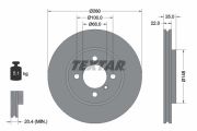 TEXTAR T92026503 Тормозной диск на автомобиль BMW Z1