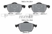TEXTAR T2301881 Тормозные колодки дисковые