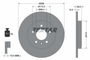 TEXTAR T92137003 Тормозной диск