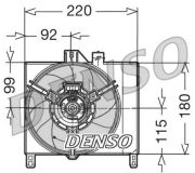 DENSO DENDER16002 Вентилятор на автомобиль SMART FORTWO
