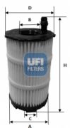 UFI 2514300 Масляный фильтр на автомобиль AUDI A8