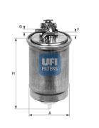 UFI 2440000 Топливный фильтр на автомобиль SEAT CORDOBA