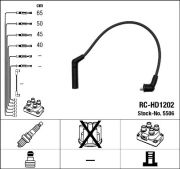 NGK NGKRCHD1202 Комплект кабелiв запалювання