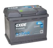 EXIDE  Акумулятор EXIDE Премиум - 64Ah/ EN 640 / 242x175x190 (ДхШхВ)