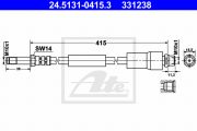 ATE ATE331238 Тормозной шланг на автомобиль MERCEDES-BENZ SPRINTER