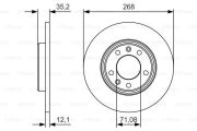 Bosch  Тормозной диск задний
