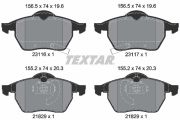 TEXTAR T2311602 Тормозные колодки дисковые