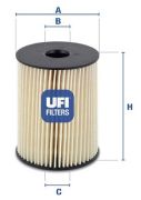 UFI 2605400 Топливный фильтр