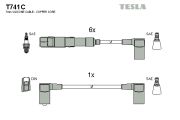 TESLA TEST741C Кабель зажигания, к-кт TESLA Mersedes 85- 2,6;3,0 на автомобиль MERCEDES-BENZ E-CLASS