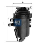 UFI 5512500 Топливный фильтр на автомобиль OPEL ASTRA