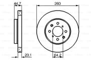 Bosch 0 986 479 226 Гальмівний диск