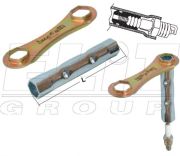 VICMA MO19349 Двойной ключ с резиновыми пробками и ручкой- д: 140мм, 16x18 на автомобиль HONDA CB1