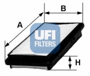 UFI 3024300 Воздушный фильтр на автомобиль ROVER 200