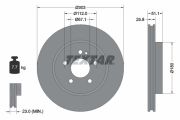 TEXTAR T92089905 Тормозной диск