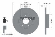 TEXTAR T92057405 Тормозной диск на автомобиль AUDI 100