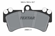 TEXTAR T2369302 Тормозные колодки дисковые