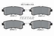 TEXTAR T2534001 Тормозные колодки дисковые на автомобиль NISSAN PATROL