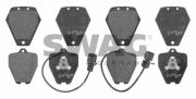 SWAG 30916999 набор тормозных накладок на автомобиль AUDI 100