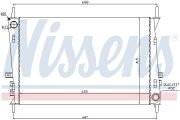 NISSENS NIS66704 Радиатор JR X-TYPE(01-)2.0 D(+)[OE C2S042756] на автомобиль JAGUAR X-TYPE