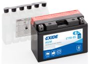 EXIDE  Акумулятор EXIDE AGM [12B] 8 Ah/  150x70x105 (ДхШхВ) CCA 110