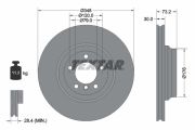 TEXTAR T92155303 Тормозной диск на автомобиль BMW X1