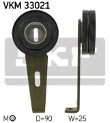 SKF VKM33021 Натяжной ролик, поликлиновой  ремень