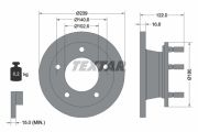 TEXTAR T92038900 Тормозной диск на автомобиль MERCEDES-BENZ MB