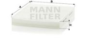 MANN MFCU2545 Фильтр, воздух во внутренном пространстве на автомобиль VW VIRTUS