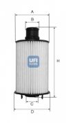UFI 2507302 Масляный фильтр на автомобиль JAGUAR F-PACE