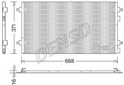 DENSO DENDCN13004 Радіатор кондиціонера на автомобиль LANCIA THESIS