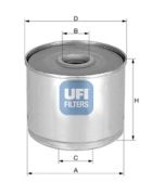 UFI 2436001 Топливный фильтр