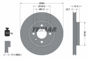 TEXTAR T92292103 Тормозной диск на автомобиль NISSAN NP200