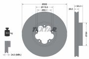 TEXTAR T92231500 Тормозной диск