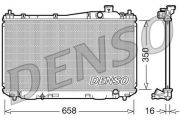 DENSO DENDRM40009 Радіатор на автомобиль HONDA CIVIC