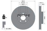TEXTAR T92282705 Тормозной диск на автомобиль AUDI A7