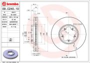 BREMBO 09C24010 Тормозной диск