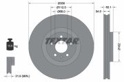 TEXTAR T92238205 Тормозной диск