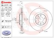 BREMBO 09C17711 Тормозной диск