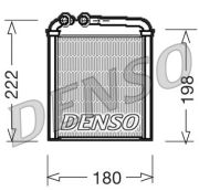 DENSO DENDRR32005 Радiатор опалення на автомобиль VW PASSAT