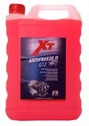 XT XTANTIFREEZED5L Антифриз XT Antifreeze D красный (G12+, VW TL 774 D/F) 5л.