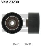 SKF VKM23230 Паразитный / Ведущий ролик, зубчатый ремень на автомобиль FIAT ULYSSE