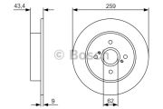 Bosch 0986479V07 Тормозной диск