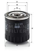 MANN MFW8155 Масляный фильтр на автомобиль RENAULT TRAFIC