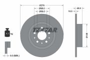 TEXTAR T92114703 Тормозной диск на автомобиль ALFA ROMEO 156