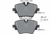 TEXTAR T2561701 Тормозные колодки дисковые на автомобиль BMW 4
